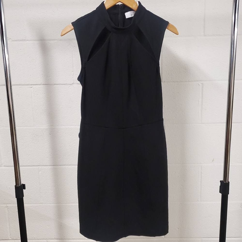 Women's Black Cocktail Dress NWT Adelyn Rae Size L - Picture 4 of 11